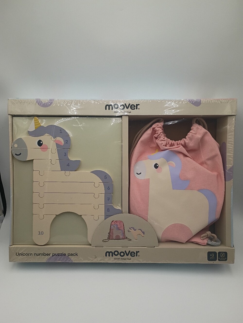 Moover Danish Unicorn Number Puzzle Pack